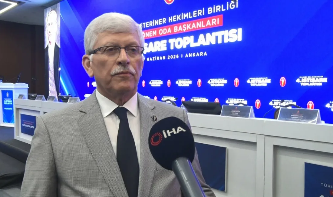 Türk Veteriner Hekimler Birliği (TVHB) Merkez Konseyi Başkanı Ali Eroğlu,