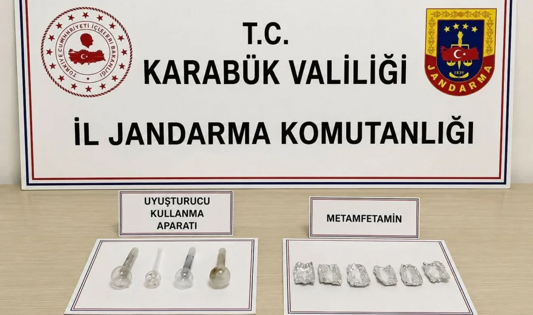Karabük’te jandarma ekiplerince düzenlenen uyuşturucu operasyonlarında sentetik hap ve metamfetamin