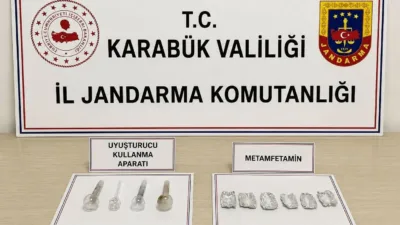 Karabük’te jandarma ekiplerince düzenlenen uyuşturucu operasyonlarında sentetik hap ve metamfetamin