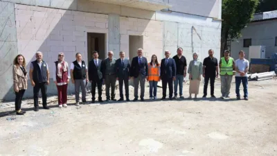 DÜZCE (İHA) – Düzce Valisi Mehmet Makas, yapımı devam eden