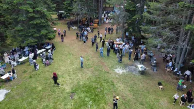Bolu’nun Mudurnu ilçesine bağlı Çamyurdu köyü yaylasında yapımı tamamlanan Sarı