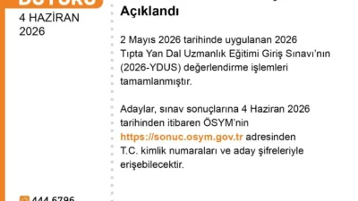 Ölçme, Seçme ve Yerleştirme Merkezi (ÖSYM), 2 Mayıs tarihinde uygulanan