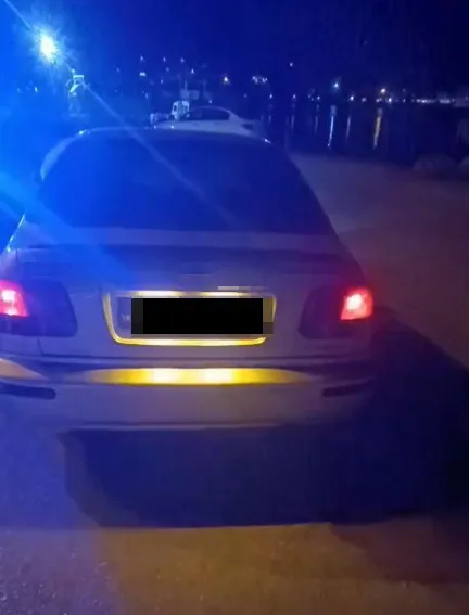 Kastamonu’nun Cide ilçesinde abartılı egzoz bulunan otomobile 21 bin TL