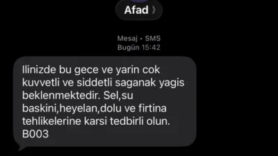 Afet ve Acil Durum Yönetimi Başkanlığı (AFAD), Sakarya’da bu gece