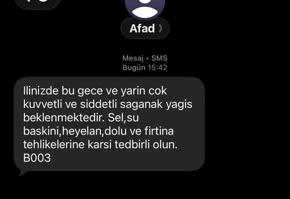 Afet ve Acil Durum Yönetimi Başkanlığı (AFAD), Sakarya’da bu gece