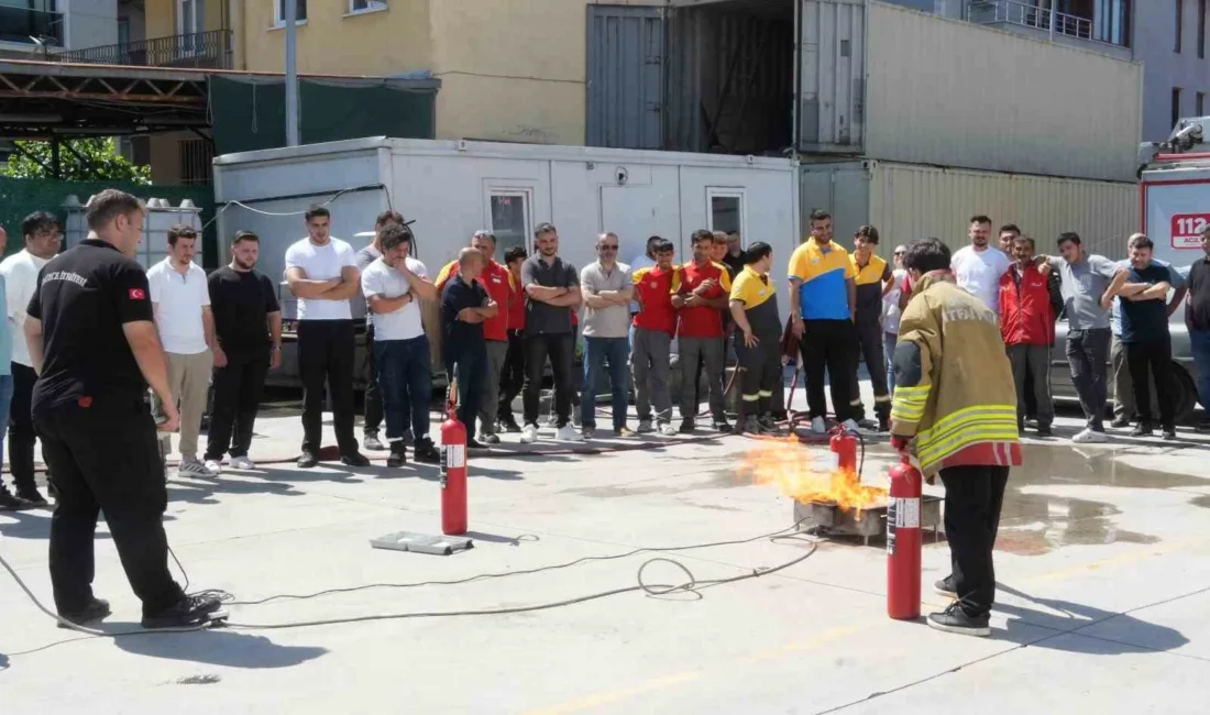 Düzce Belediyesi İtfaiye Müdürlüğü, yangınlara karşı bilinçli ve hazırlıklı olunması