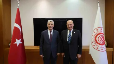 Ankara Ticaret Odası (ATO) Başkanı Gürsel Baran, Ticaret Bakanı Ömer