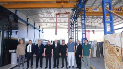 ATO Yönetim Kurulu Başkanı Gürsel Baran, Yuvaköy Mermerciler Sitesi’nde sektör
