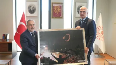 Kültür ve Turizm Bakanı Mehmet Nuri Ersoy, 15 Temmuz dolayısıyla