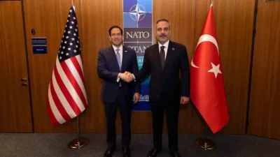 Dışişleri Bakanı Hakan Fidan, ABD Dışişleri Bakanı Marco Rubio ile
