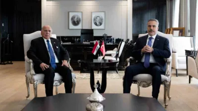 Dışişleri Bakanı Hakan Fidan, Irak Dışişleri Bakanı Fuad Hüseyin ile