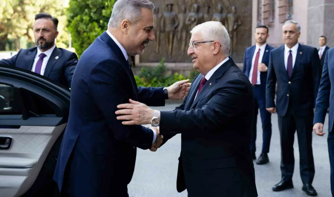 Dışişleri Bakanı Hakan Fidan, Milli Savunma Bakanı Yaşar Güler ile