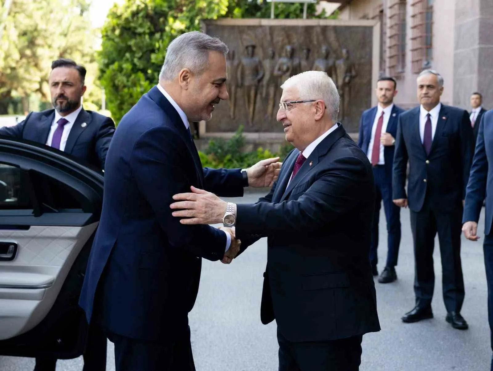 Dışişleri Bakanı Hakan Fidan, Milli Savunma Bakanı Yaşar Güler ile