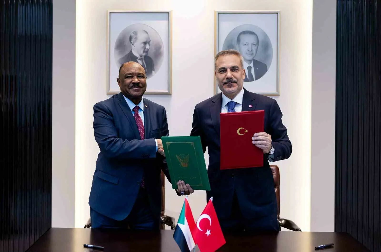 Dışişleri Bakanı Hakan Fidan, Sudan Dışişleri ve Uluslararası İşbirliği Bakanı