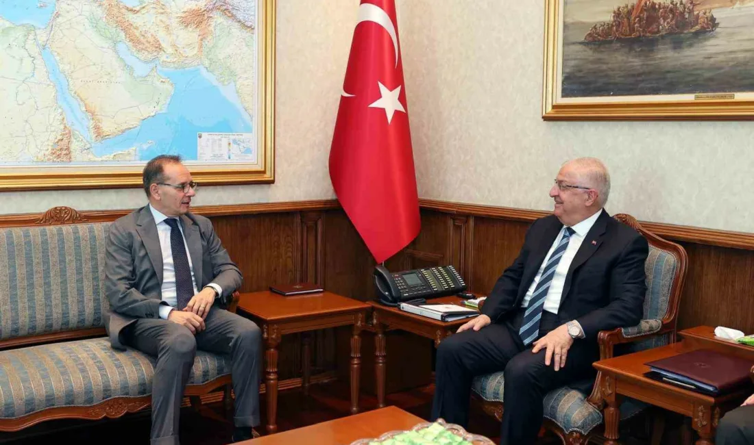 Milli Savunma Bakanı Yaşar Güler, İtalya’nın Ankara Büyükelçisi Giuseppe Manzo’yu