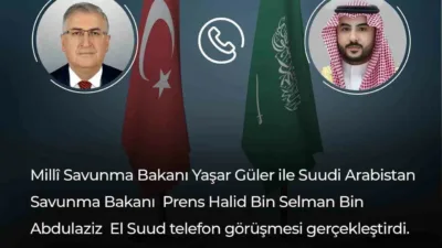 Milli Savunma Bakanı Yaşar Güler, Suudi Arabistan Savunma Bakanı Prens