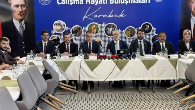Çalışma ve Sosyal Güvenlik Bakanı Vedat Işıkhan, bir dizi ziyaret