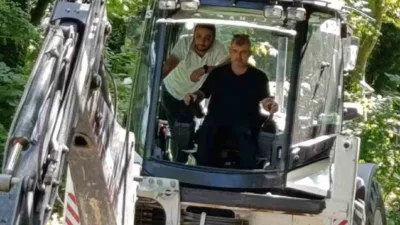Karabük’ün Yenice ilçesinde Belediye Başkanı Sertaş Karakaş, devam eden altyapı