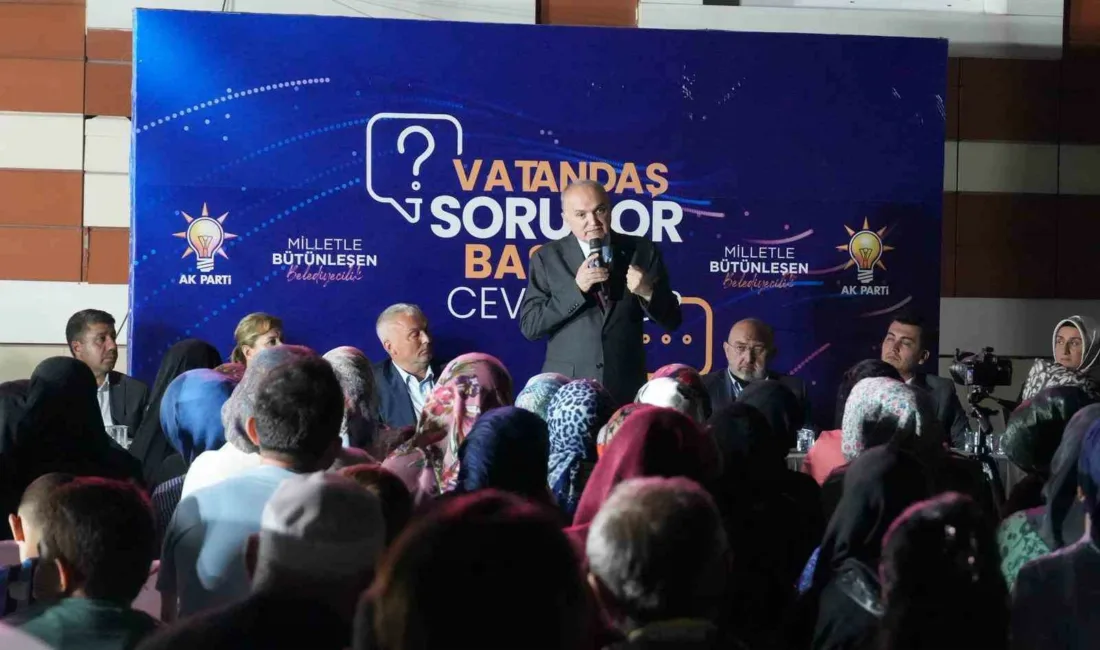 Düzce Belediye Başkanı Dr. Faruk Özlü, “Vatandaş Soruyor, Başkan Cevaplıyor”