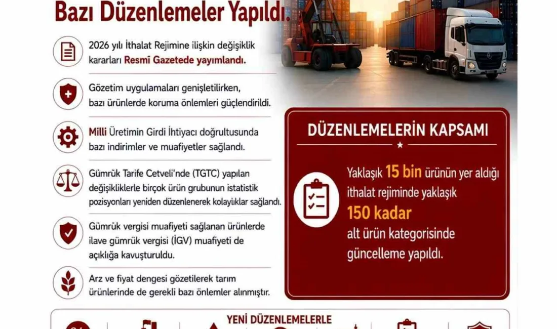 Ticaret Bakanlığı, üretimin girdi teminini kolaylaştırmak, sanayi yapısını güçlendirmek ve