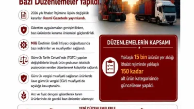Ticaret Bakanlığı, üretimin girdi teminini kolaylaştırmak, sanayi yapısını güçlendirmek ve
