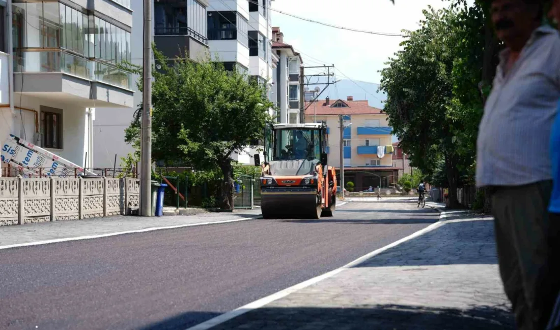Bolu Belediyesi ekiplerince Aktaş Mahallesi Tunç Sokak ile Sümer Mahallesi