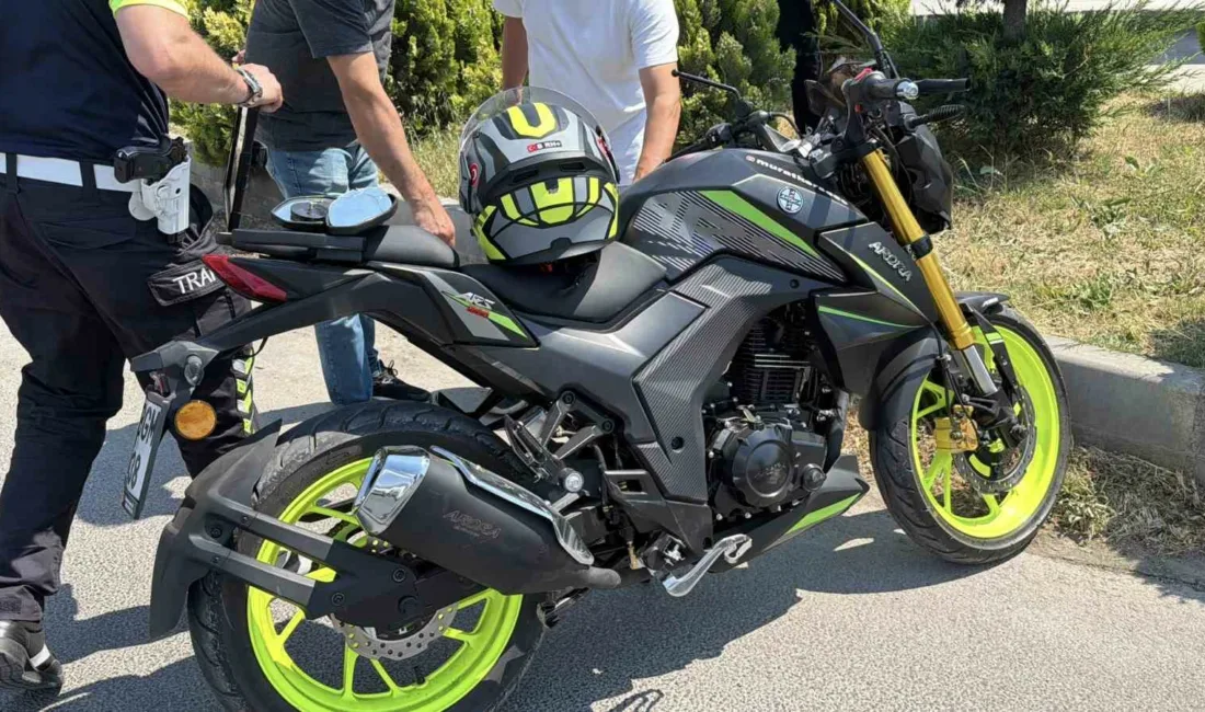Bolu’da D-100 kara yolunda motosiklet ile elektrikli motosikletin çarpıştığı kazada