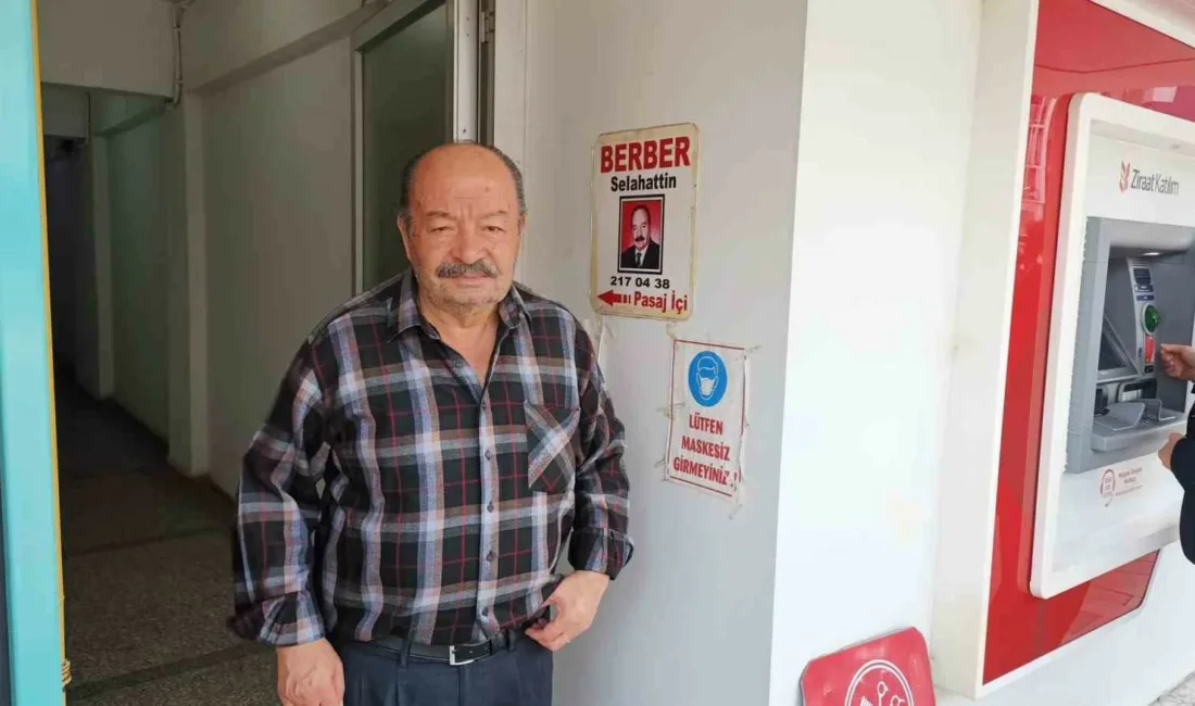 Bolu’nun en eski berberlerinden biri olarak bilinen 76 yaşındaki berber