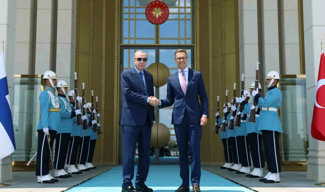 Cumhurbaşkanı Recep Tayyip Erdoğan, Finlandiya Cumhurbaşkanı Alexander Stubb’u kabul etti.