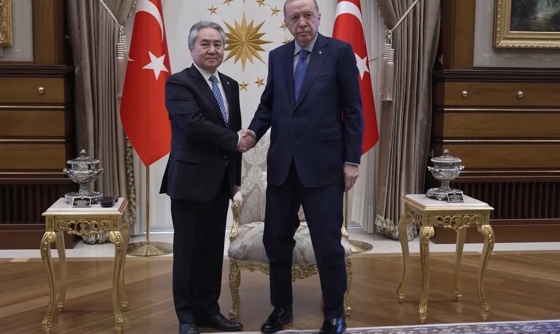 Cumhurbaşkanı Recep Tayyip Erdoğan, Kırgızistan Dışişleri Bakanı Ceenbek Kulubayev’i kabul