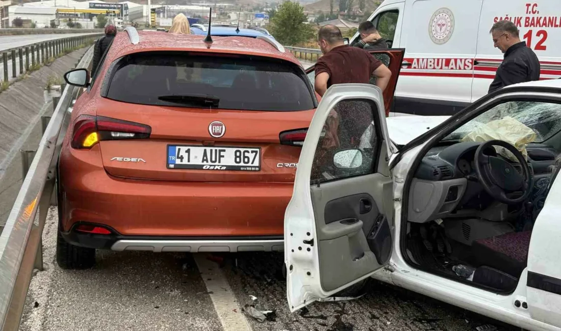 Kastamonu’nun Tosya ilçesi D100 karayolunda sağanak yağış sebebiyle meydana gelen