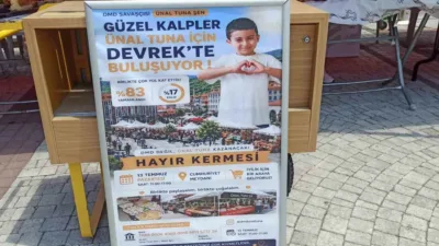 Devrek’te DMD hastası olan küçük Ünal için vatandaşlar tek yürek