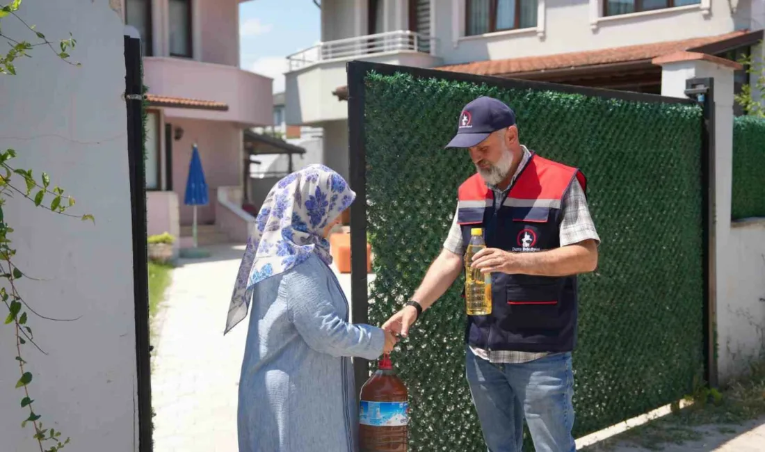 Düzce’de çevre koruma çalışmaları kapsamında 5 litre bitkisel atık yağ