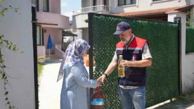 Düzce’de çevre koruma çalışmaları kapsamında 5 litre bitkisel atık yağ