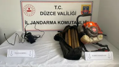 DÜZCE(İHA) – Düzce’de polis ve jandarma ekipleri kaçakçılık ve organize