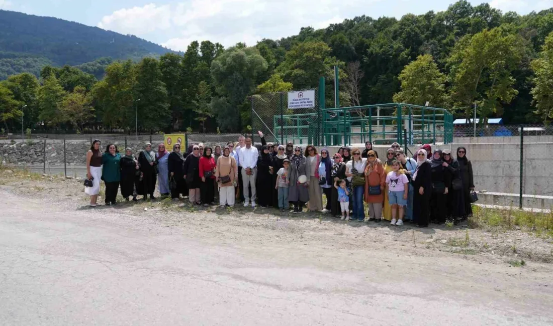 Düzce’de kadınlar, şehrin geleceğine yön veren projeleri sahada inceleme fırsatı
