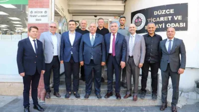 KGF yönetim kurulu başkanı Erdoğan Özegen ve KOSGEB Başkanı İbrahimcioğlu’ndan