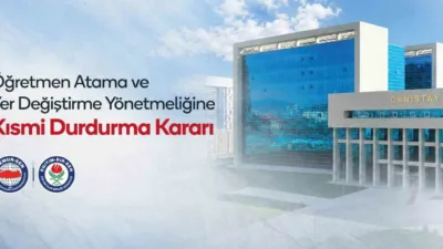 Eğitim-Bir-Sen’in ocak ayında yürürlüğe giren Öğretmen ve Atama Yer Değiştirme