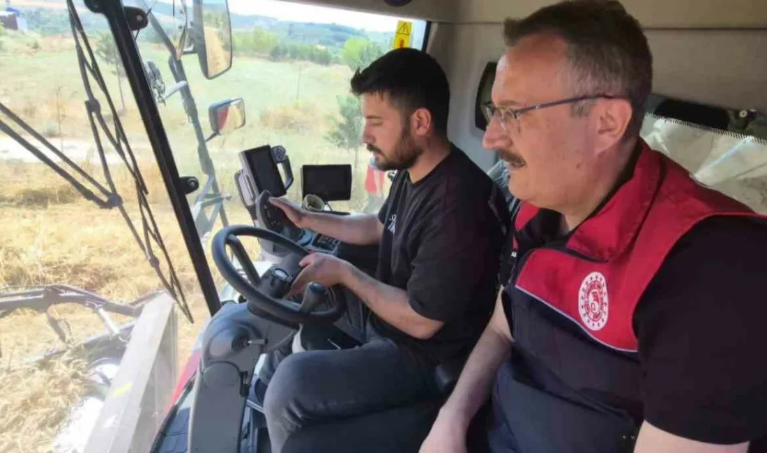 Kocaeli’de buğday ve arpa hasadının başlamasıyla birlikte İl Tarım ve