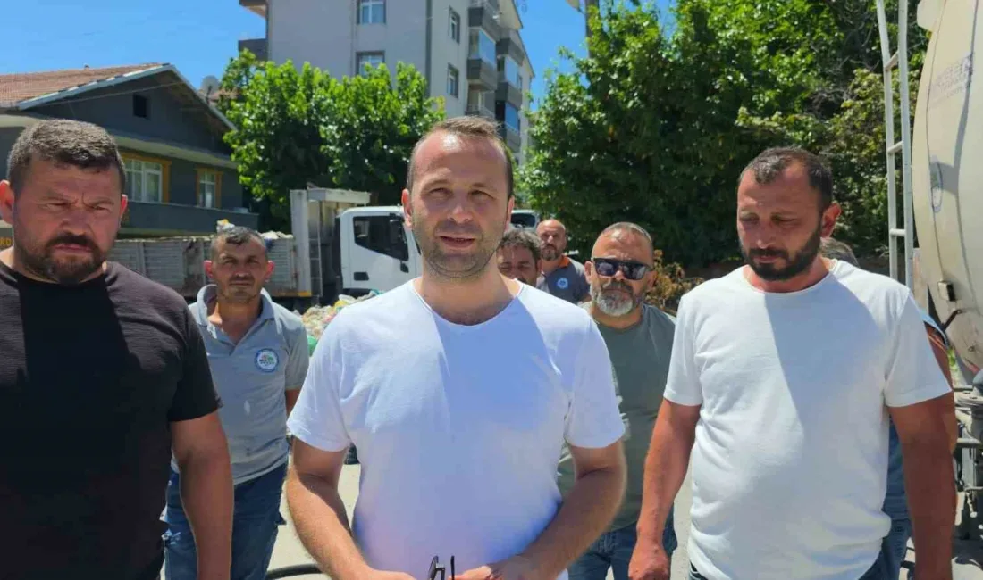 Zonguldak’ın Karadeniz Ereğli ilçesinde belediyeye ait çöp toplama kamyonunda çıkan