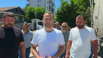 Zonguldak’ın Karadeniz Ereğli ilçesinde belediyeye ait çöp toplama kamyonunda çıkan