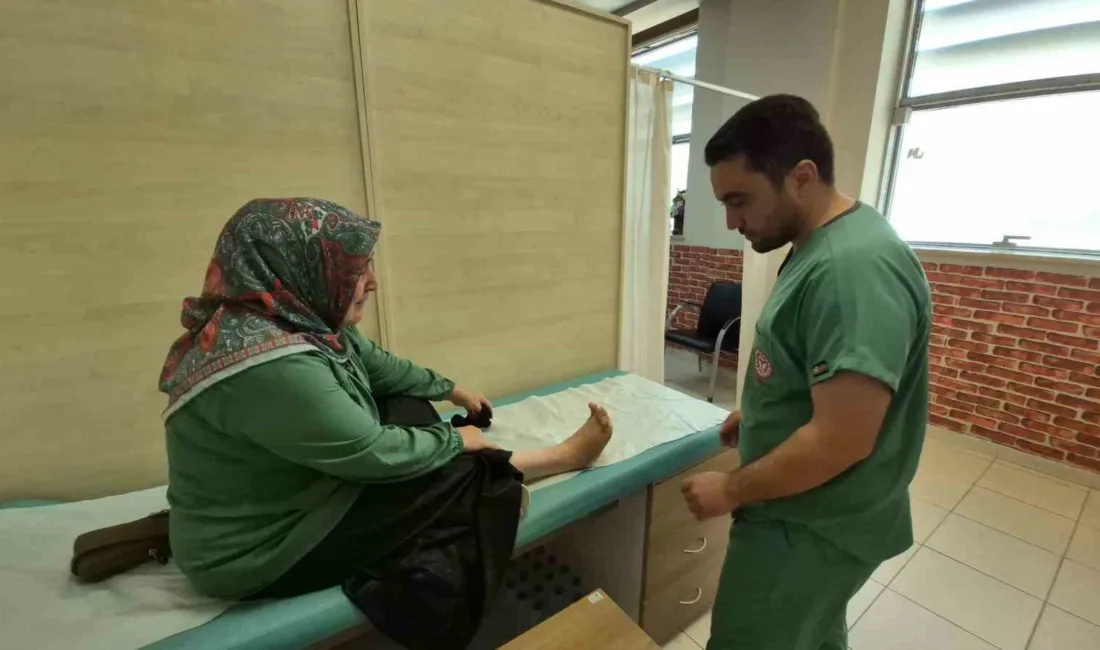 Düzce’de doğuştan “çarpık ayak” rahatsızlığı bulunduğu için hayatı boyunca hiç