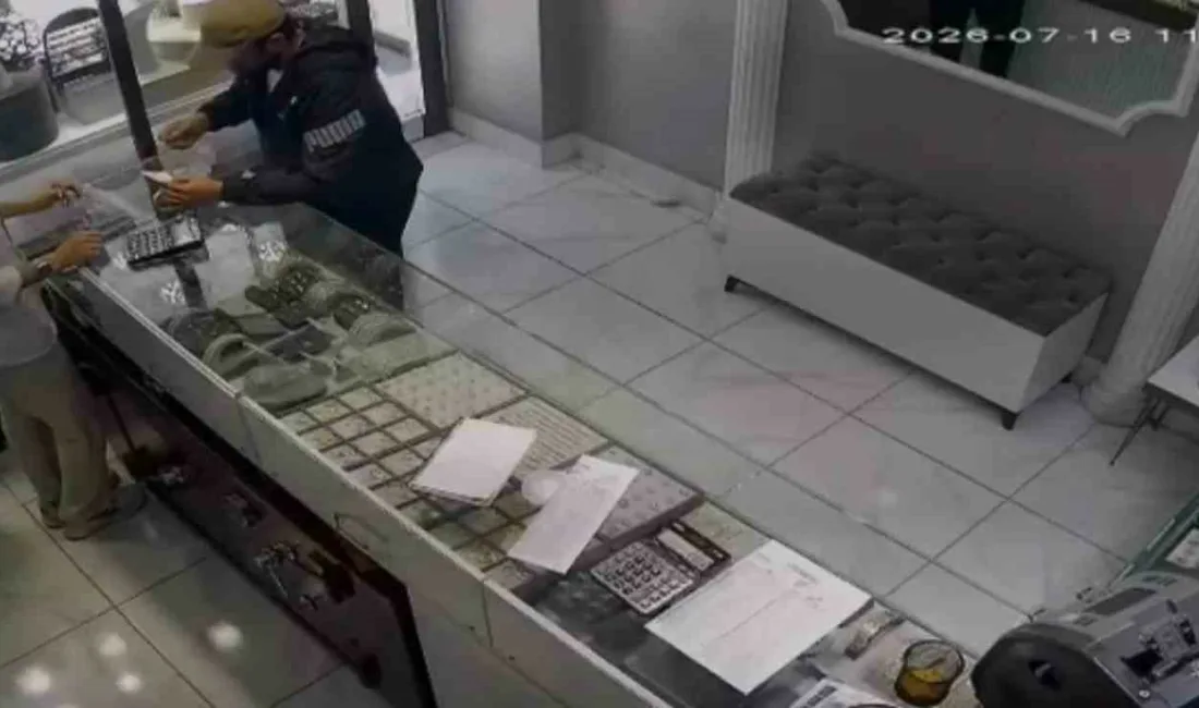 Ankara’da internetten soygun yöntemlerini araştırdıktan sonra silahla bir kuyumcuyu soyan
