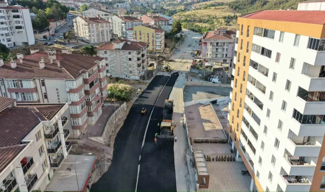 Karabük Belediyesi tarafından 100. Yıl Mahallesi’nde yürütülen 1010. Cadde Yenileme