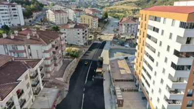Karabük Belediyesi tarafından 100. Yıl Mahallesi’nde yürütülen 1010. Cadde Yenileme