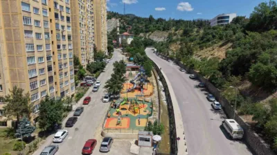 Karabük Belediyesi tarafından Cevizkent TOKİ bölgesinde yapımı sürdürülen Tema Park