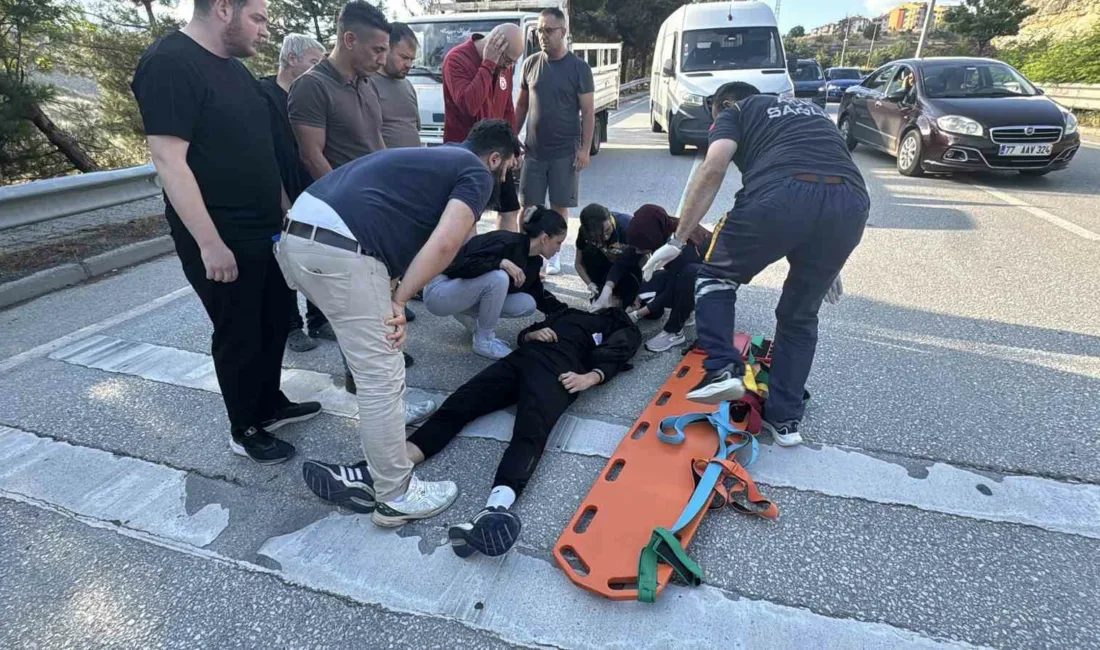 Karabük’ün Safranbolu ilçesinde kontrolden çıkarak devrilen motosikletin sürücüsü yaralandı. Kaza,