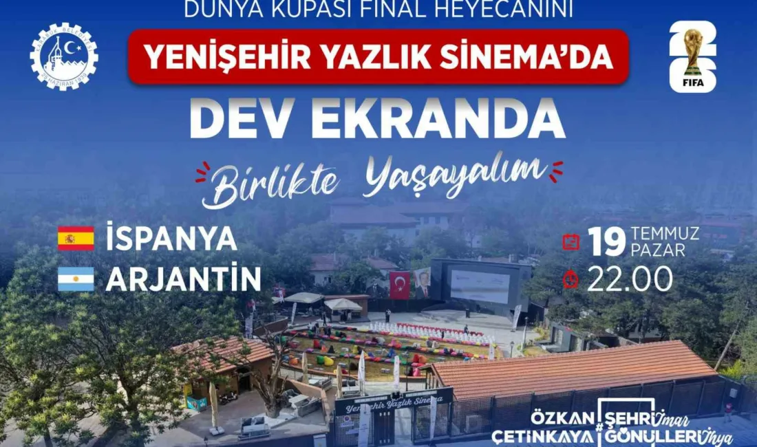 Karabük’te, İspanya ile Arjantin arasında oynanacak Dünya Kupası final karşılaşması,
