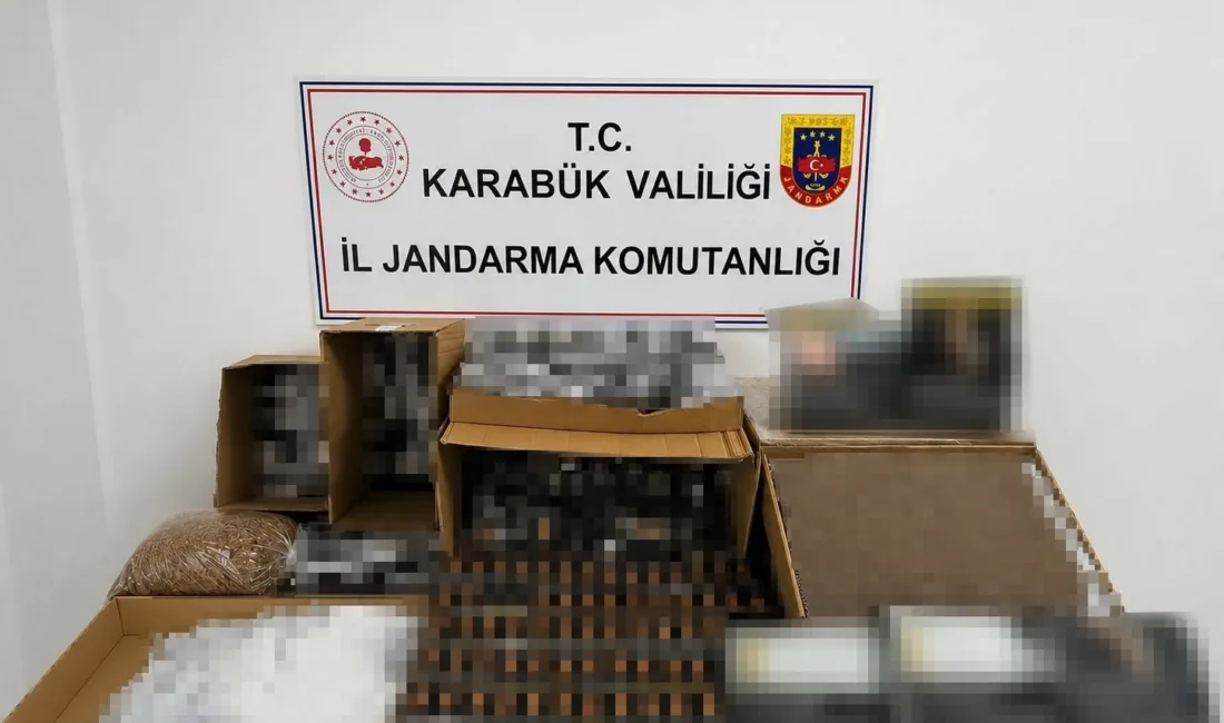 Karabük’te jandarma ekiplerince düzenlenen iki ayrı operasyonda uyuşturucu madde emdirilmiş