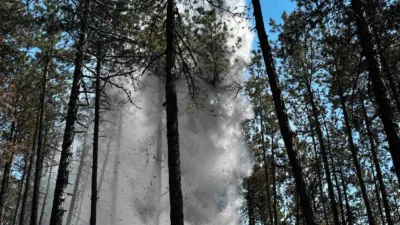 Kastamonu’da çıkan orman yangınına havadan ve karadan müdahale edildi. Sarp